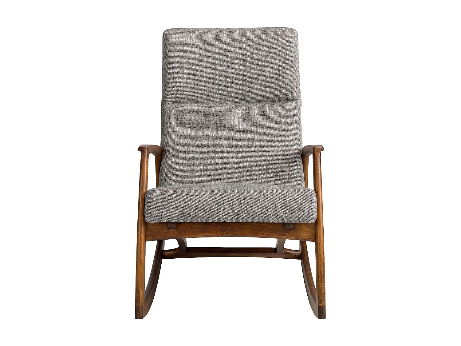 Fauteuil à bascule en tissu gris 5106 ANGEL CERDA