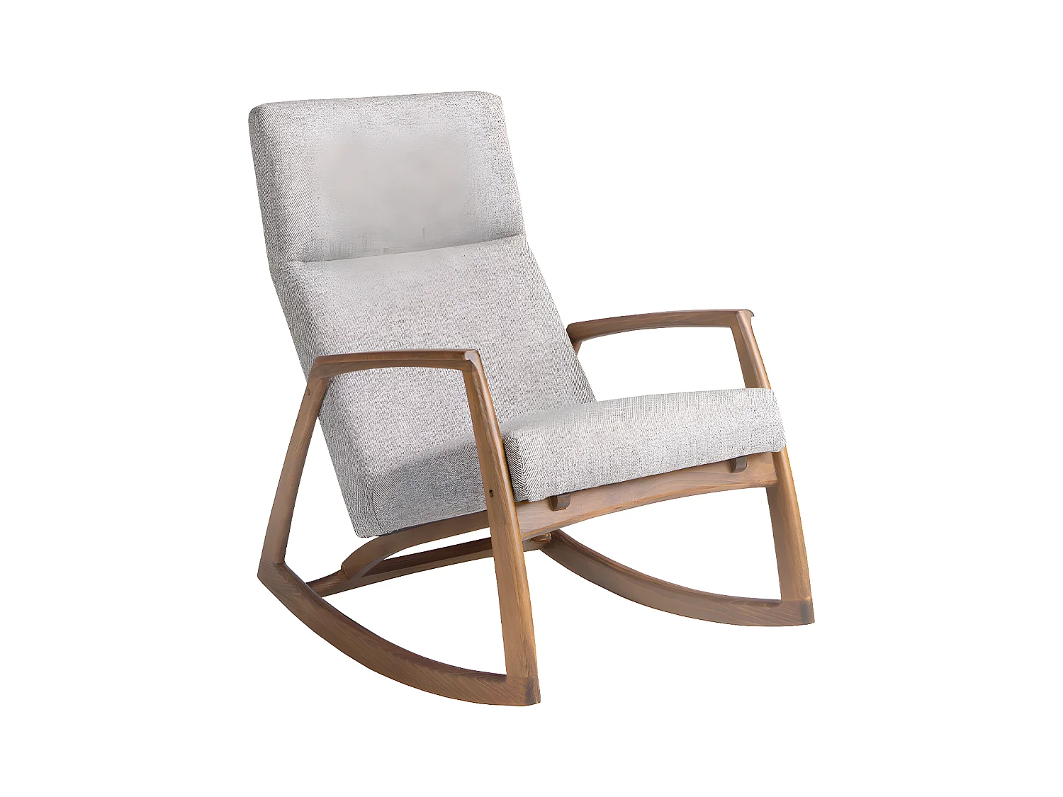 Fauteuil à bascule en tissu gris 5106 ANGEL CERDA