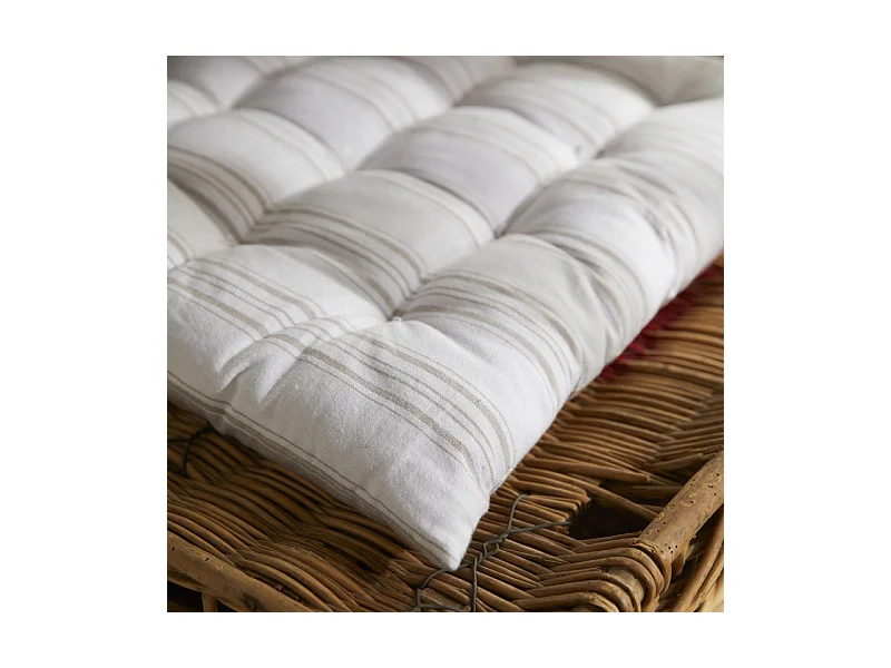 Banc ou coussin de sol, imprimé, 100% coton. M/HomeLinen.13 60x120cm