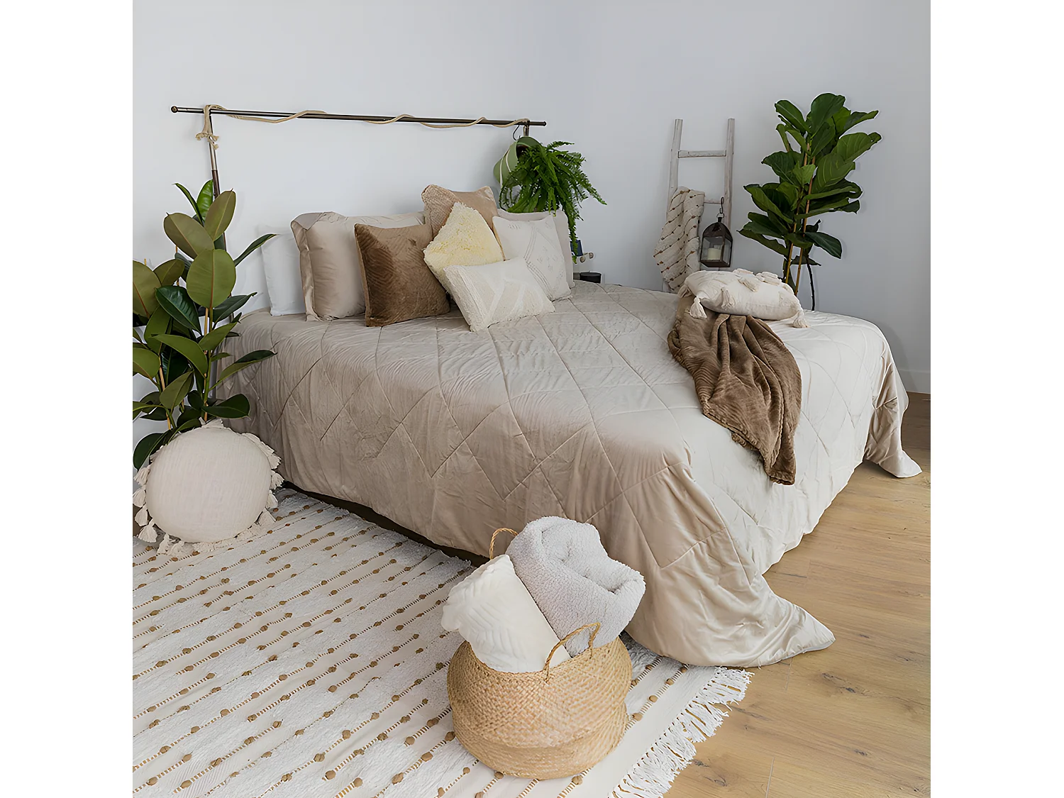 Couette Velours Velours M/Nara 260x270cm