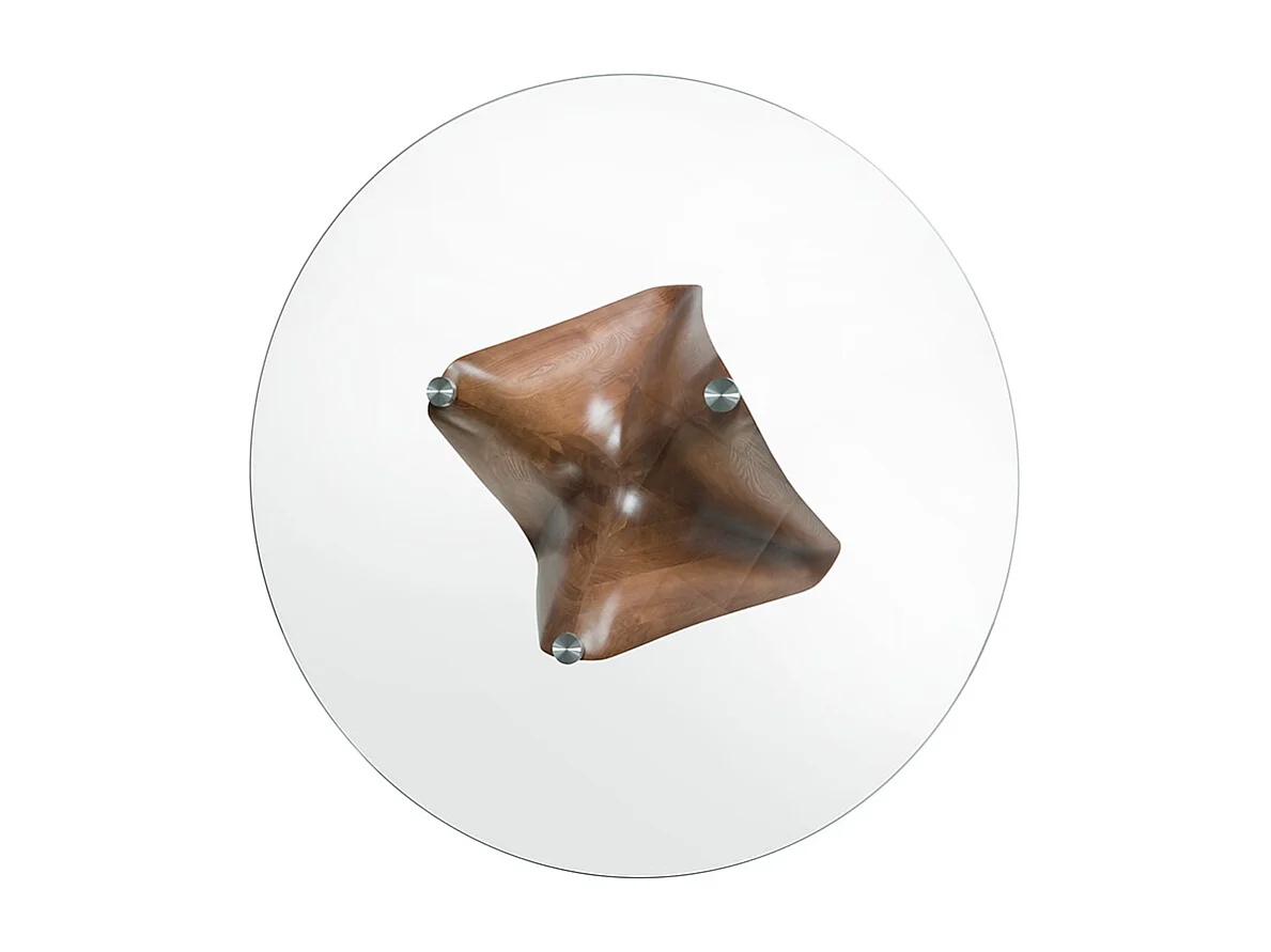 Table à manger ronde verre trempé 1126 ANGEL CERDA