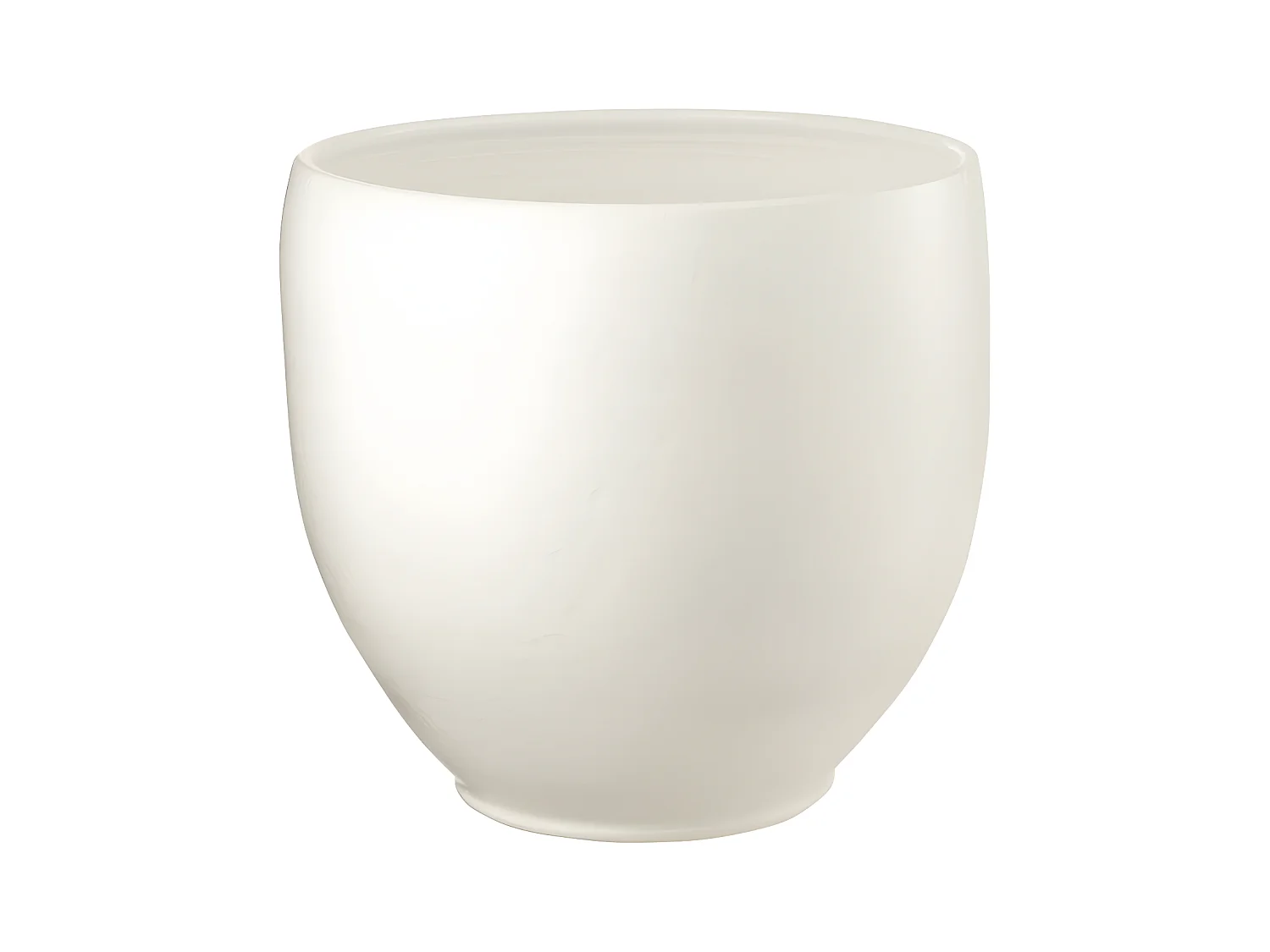 Cache-Pot Poterie "Ying" 41cm Blanc