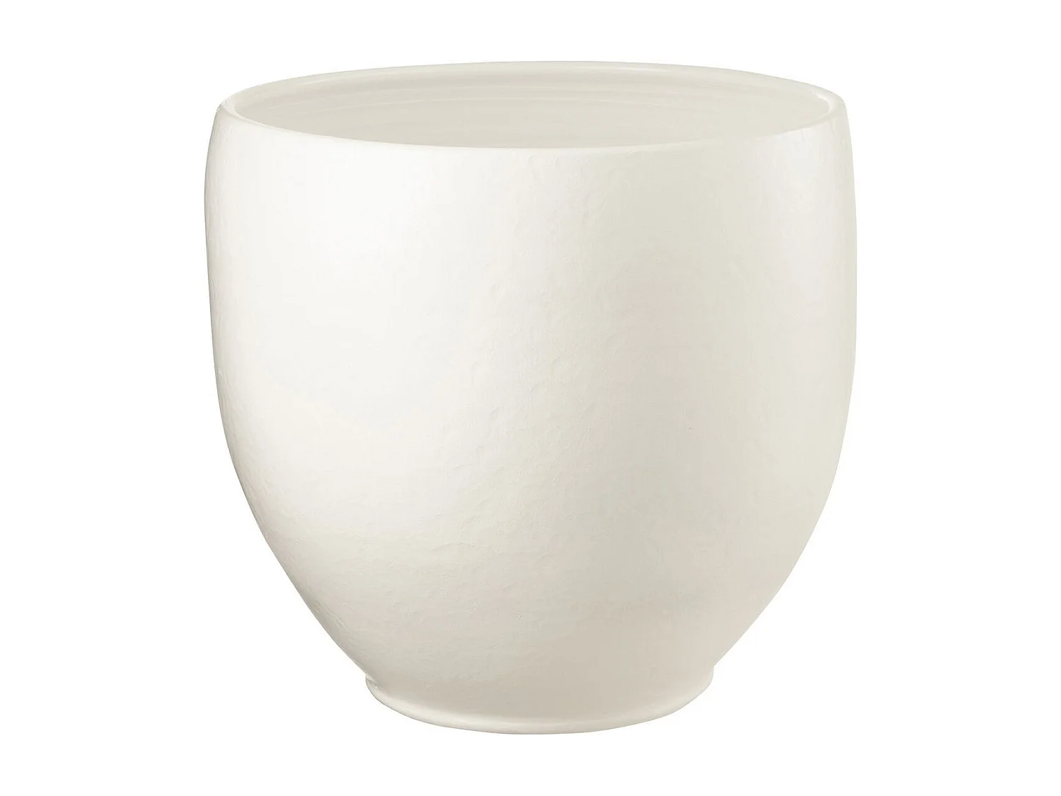 Cache-Pot Poterie "Ying" 41cm Blanc