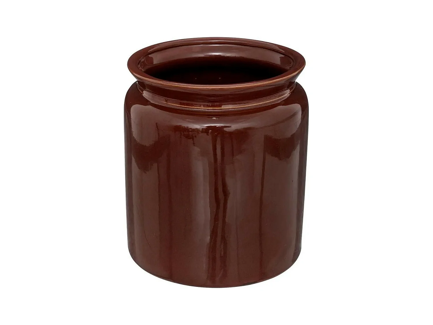 Cache-Pot en Céramique "Bota" 18cm Marron