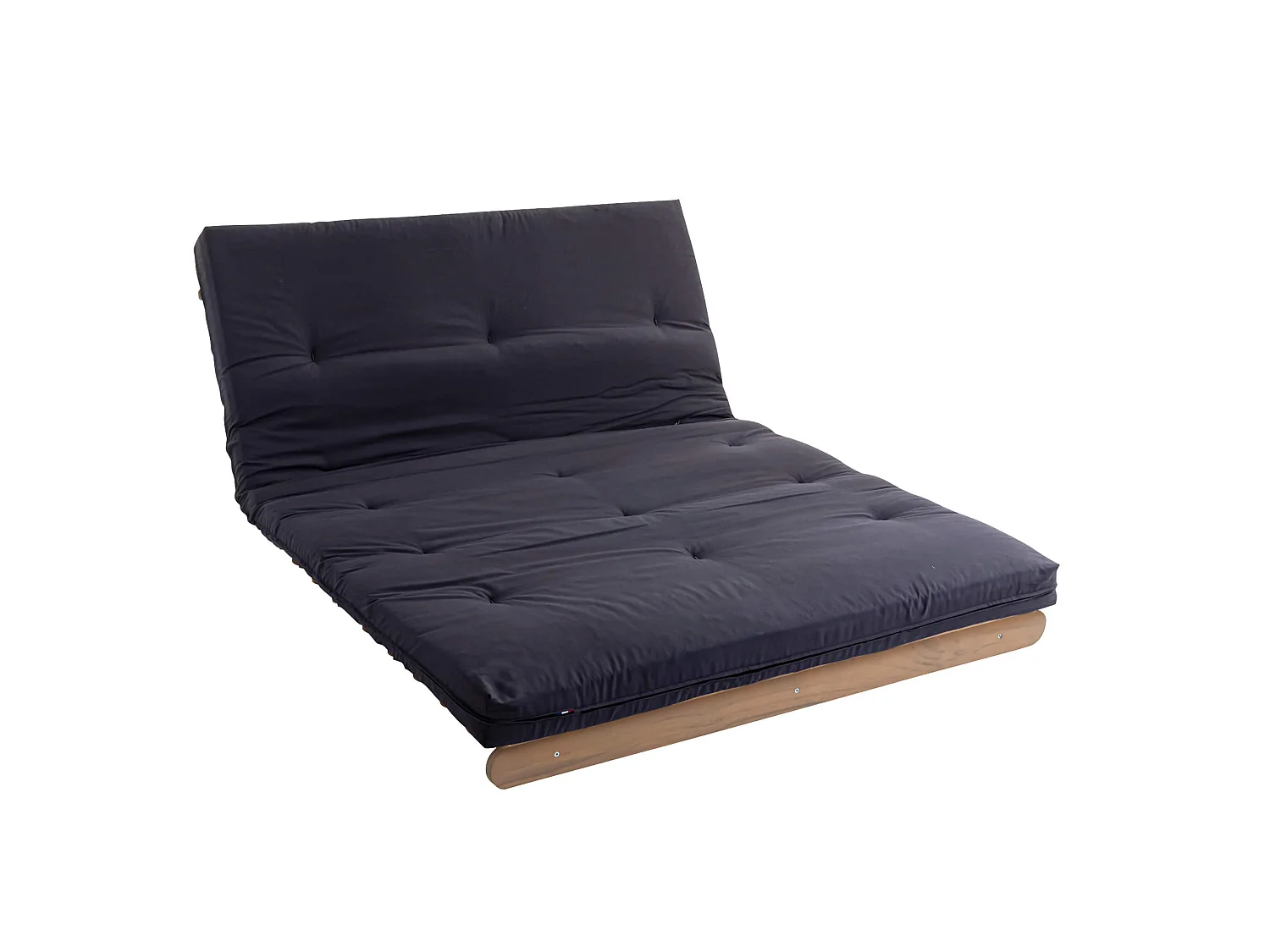 Matelas futon coeur en mousse à mémoire de forme, anthracite 140x190