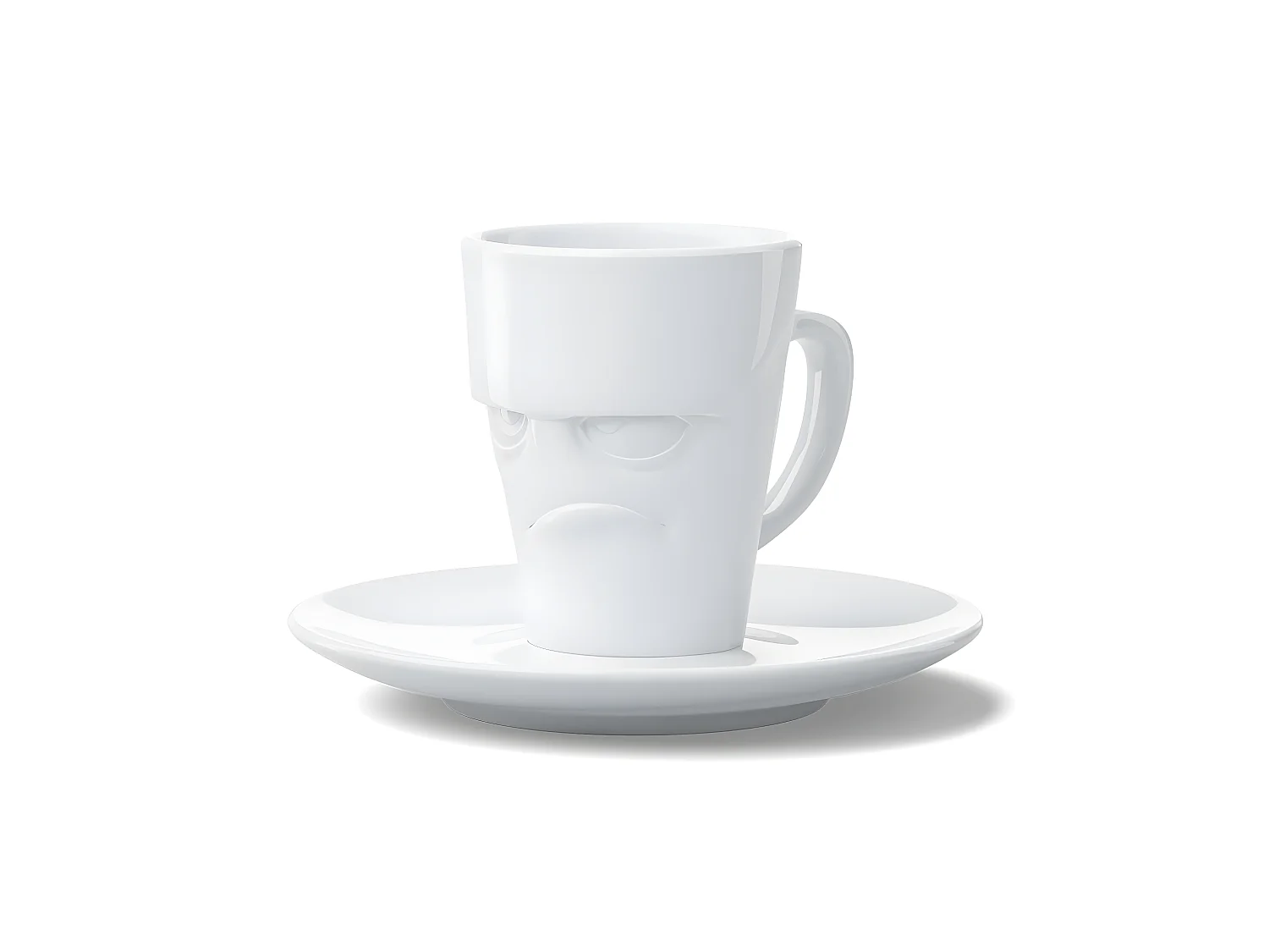 Tasse expresso grincheux en porcelaine Tassen
