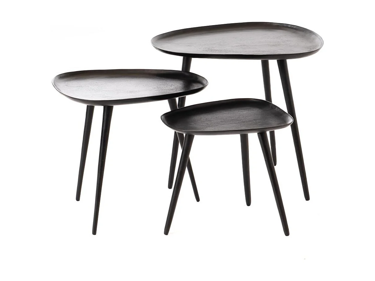 Bout de canapé TALIA noir