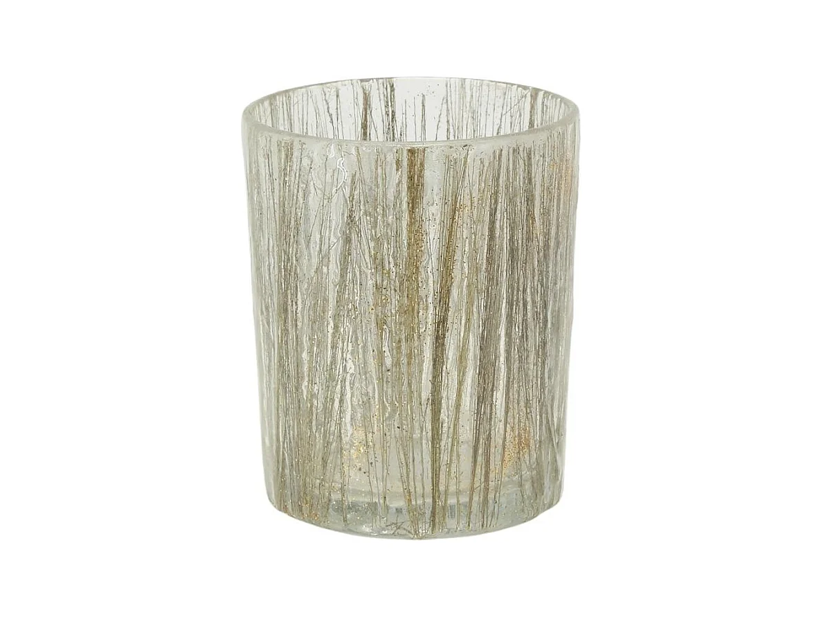 Photophores en verre Herbes dorées H 13