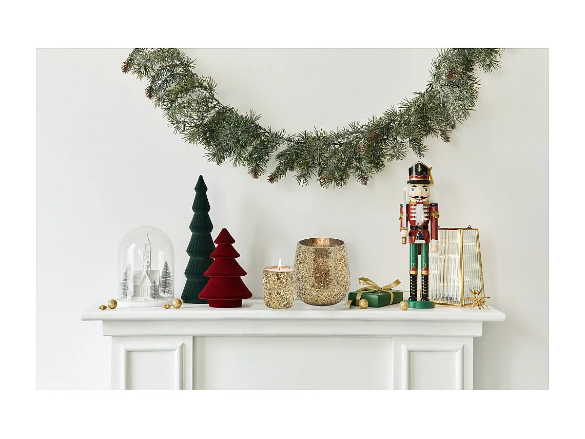 Bougie en verre doré (Lot de 6)