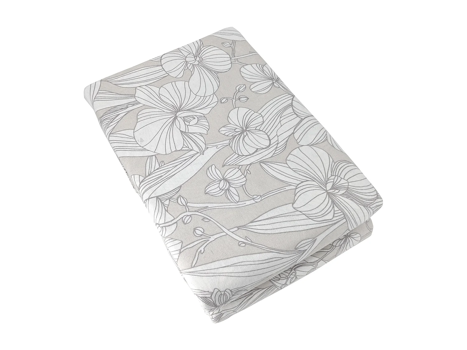 Parure de lit 240x220 cm 100% flanelle de coton ORCHIDÉE 3 pièces