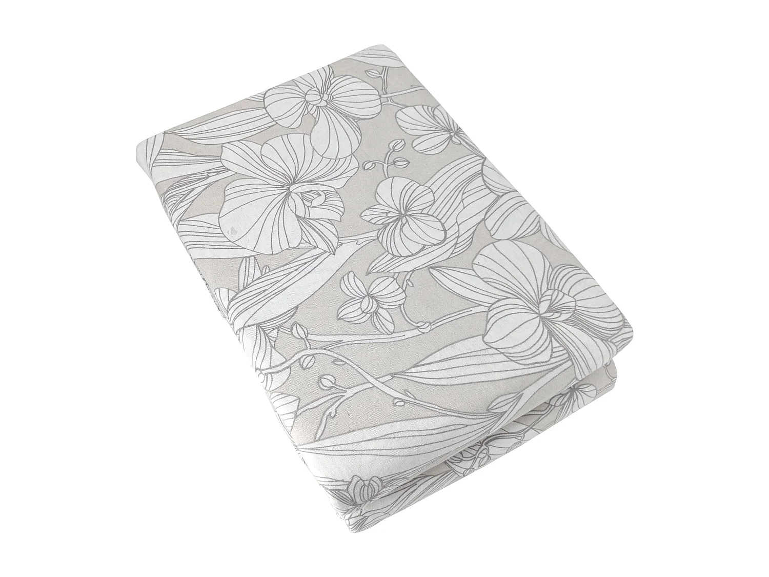 Parure de lit 260x240 cm 100% flanelle de coton ORCHIDÉE 3 pièces