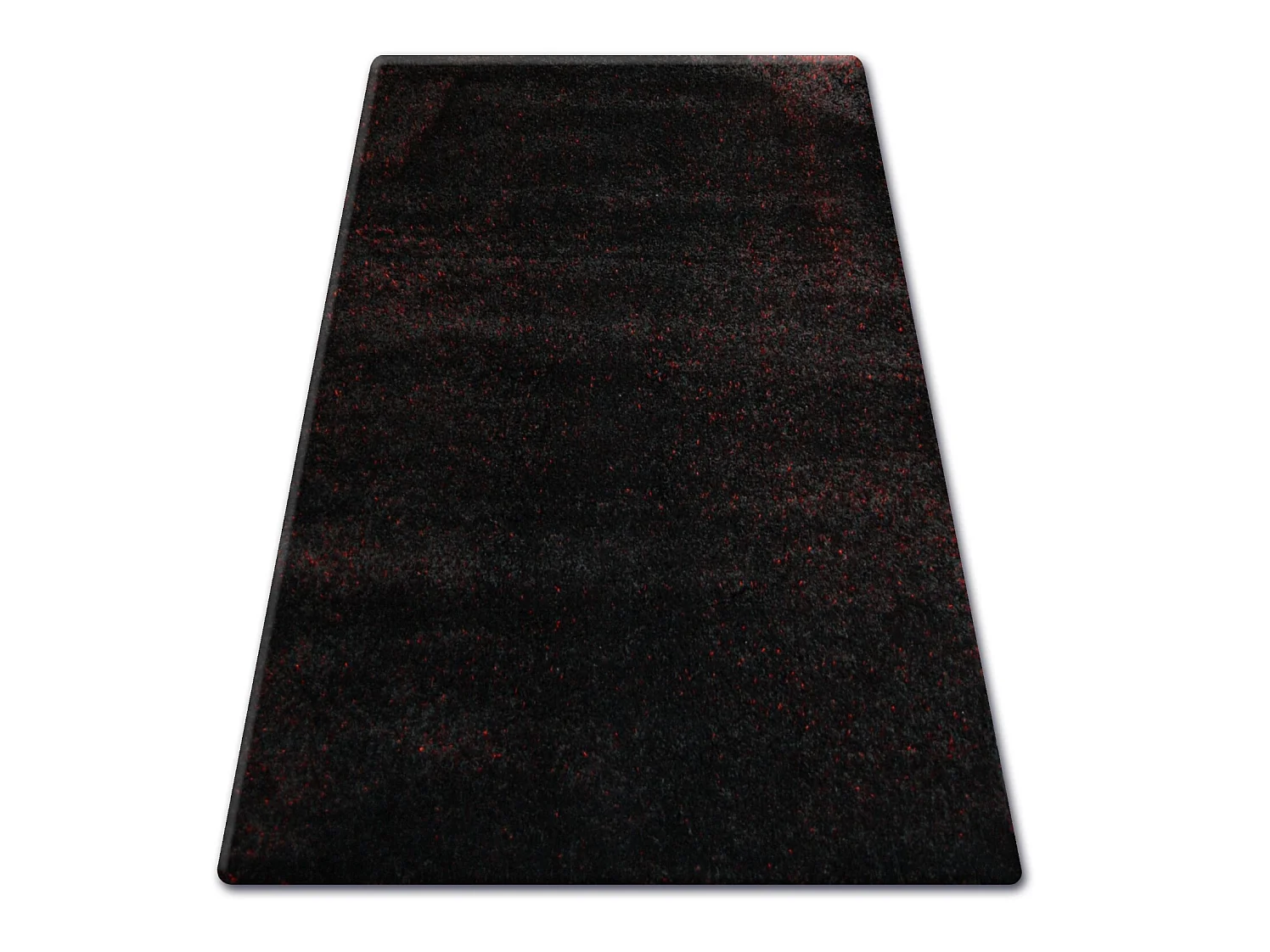 Tapis SHAGGY NARIN P901 noir rouge 180x270 cm