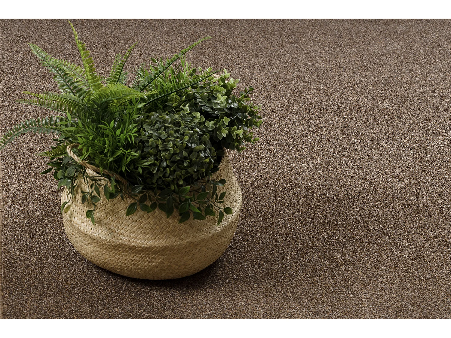 TAPIS - MOQUETTE MOORLAND TWIST marron clair 100x300 cm