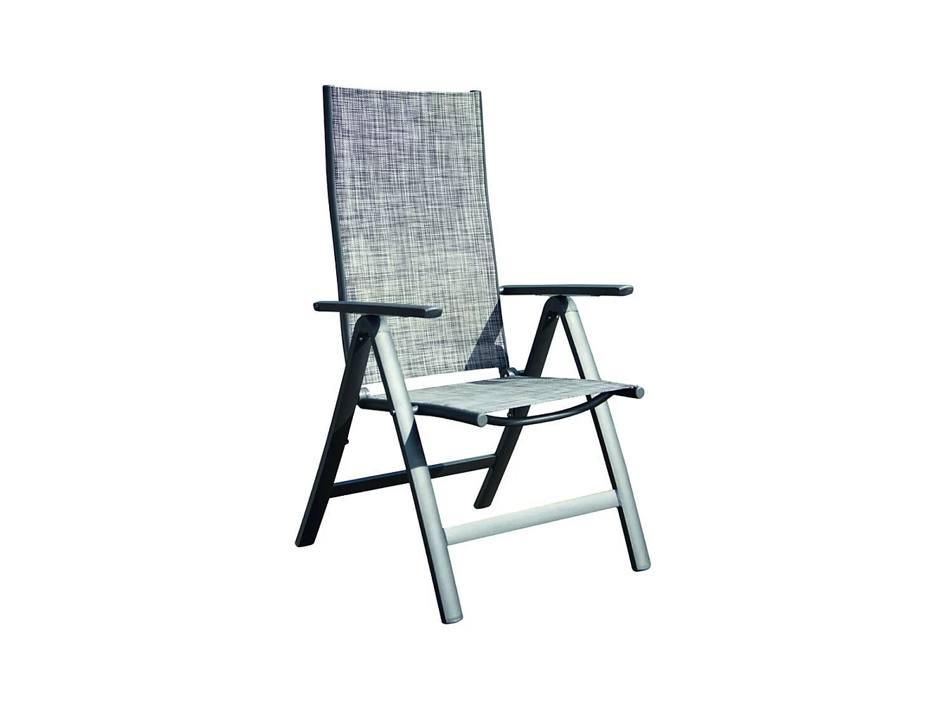 Lot de 2 fauteuils aluminium et toile PVC BERENA