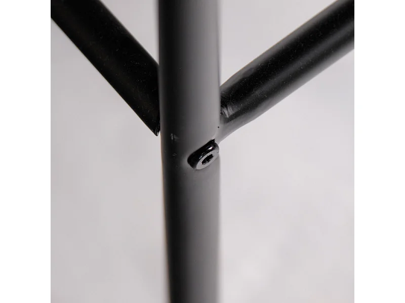 Table basse ronde 80 cm en verre cuivré et pieds métal - GILO 1785