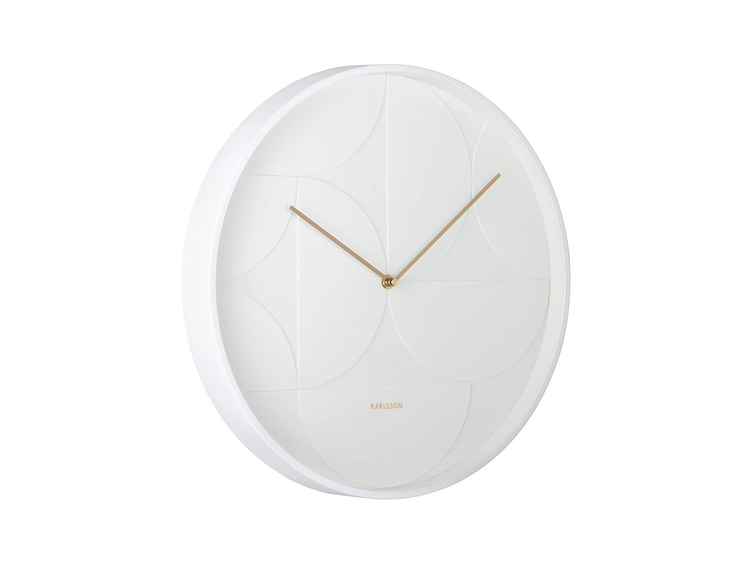 Horloge Echelon Circular D40cm Blanc  Present Time