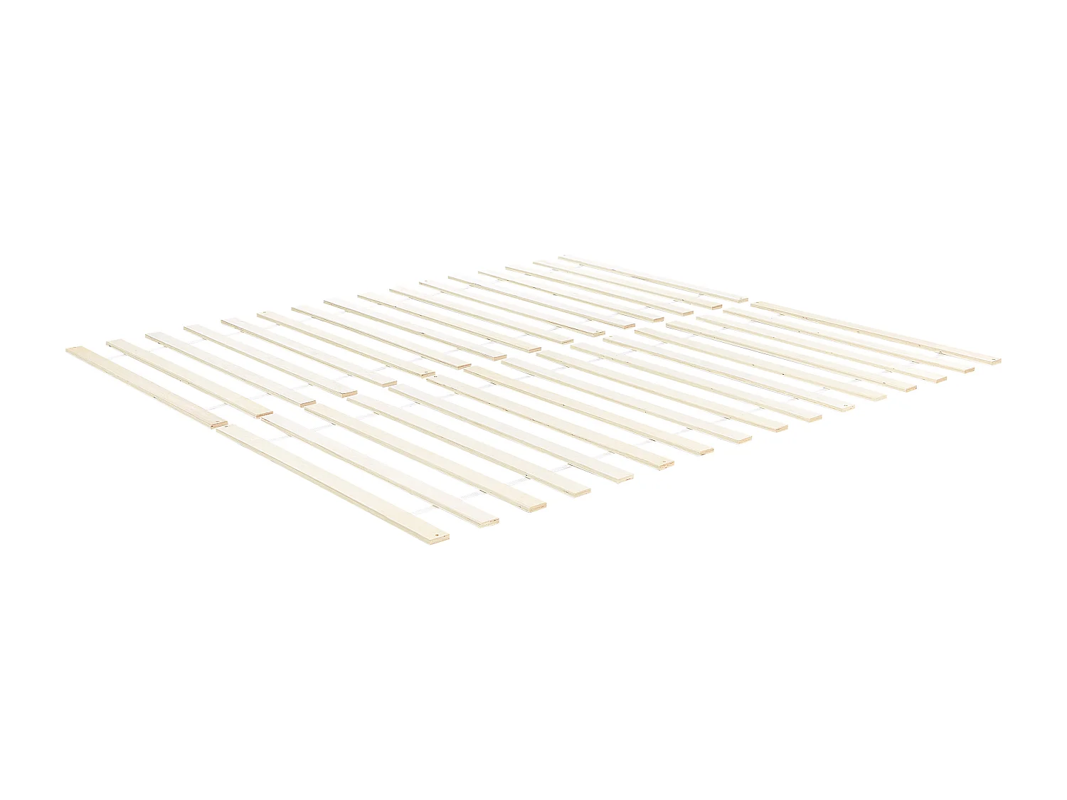 Lit avec sommier Bois de pin BARRET 160 x 200 cm Marron