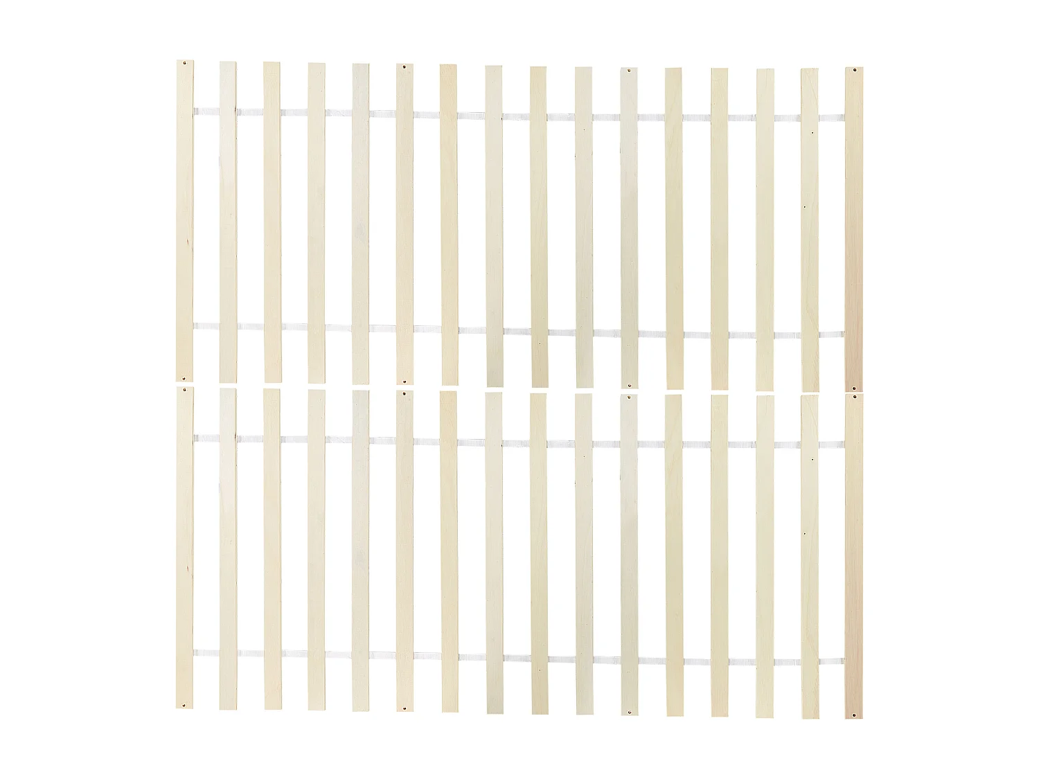 Lit avec sommier Bois de pin BARRET 160 x 200 cm Marron