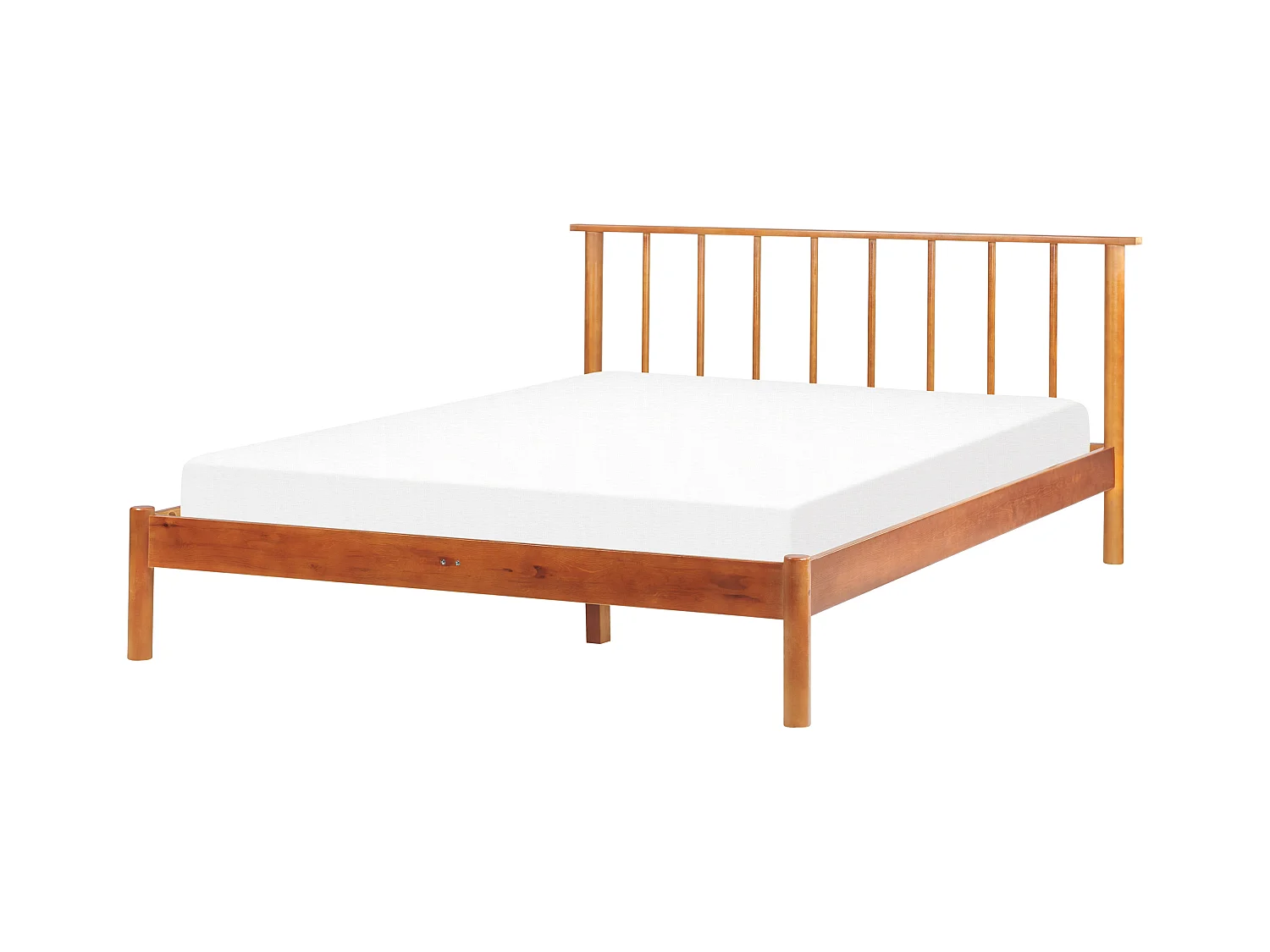 Bed Dennenhout BARRET 140 x 200 cm Bruin