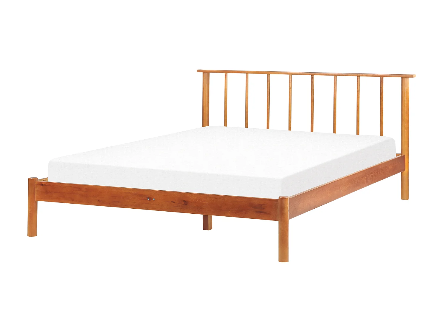 Bed Dennenhout BARRET 140 x 200 cm Bruin