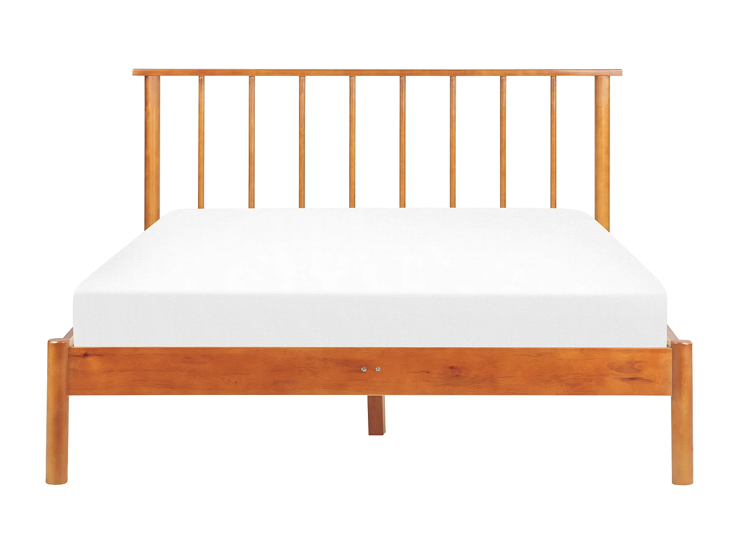 Bed Dennenhout BARRET 140 x 200 cm Bruin