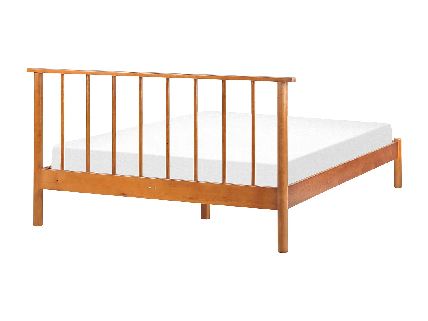 Bed Dennenhout BARRET 140 x 200 cm Bruin