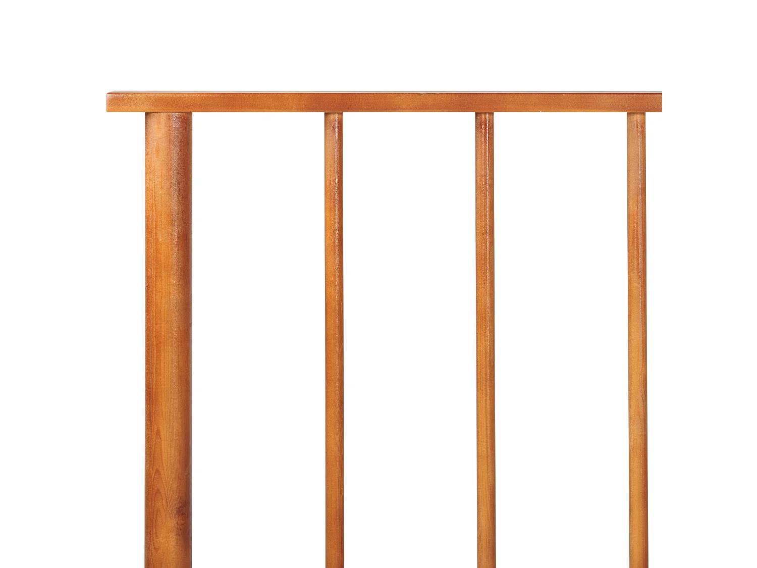Lit avec sommier Bois de pin BARRET 140 x 200 cm Marron