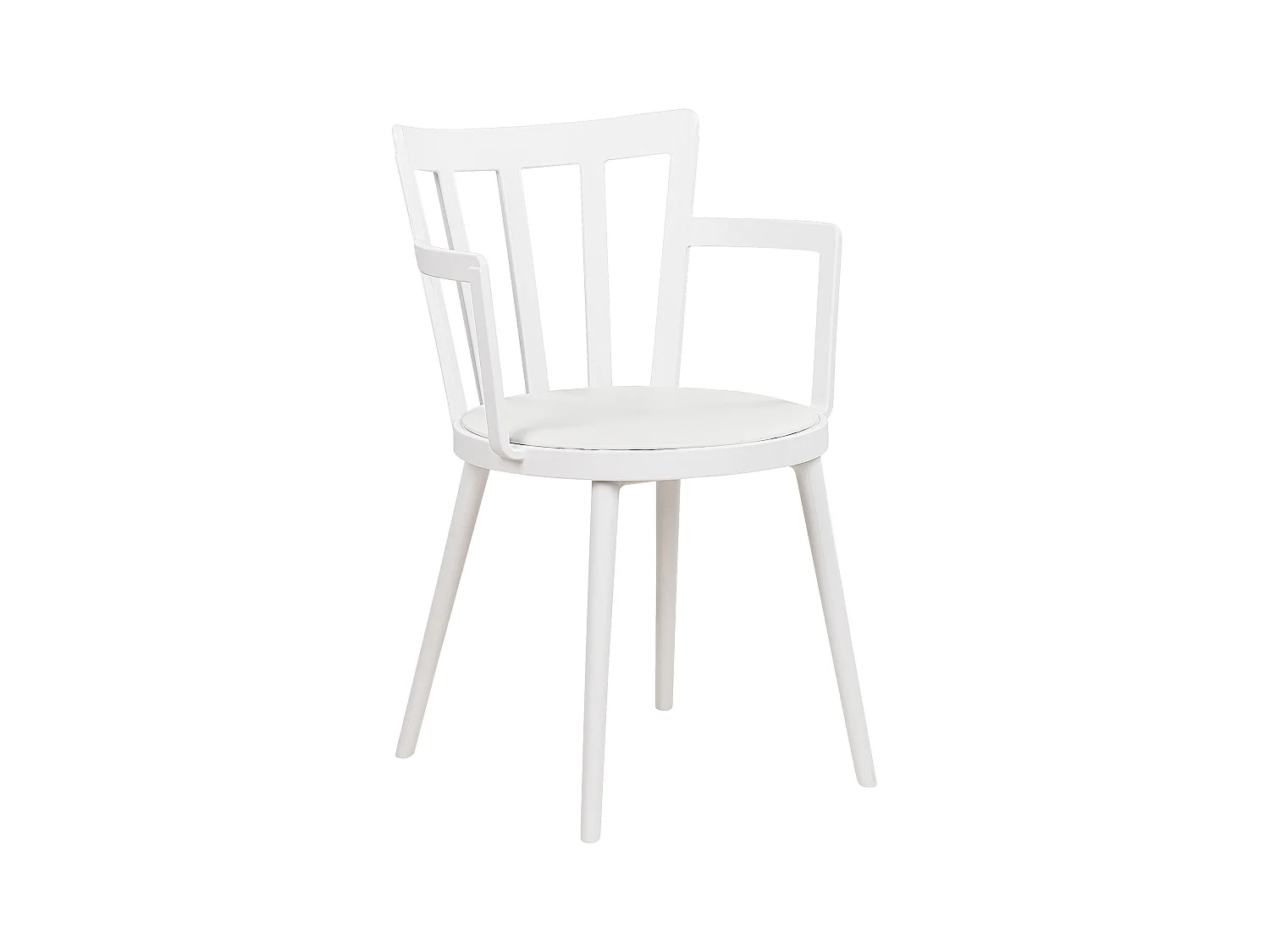Lot de 4 chaises de salle à manger MORILL Blanc