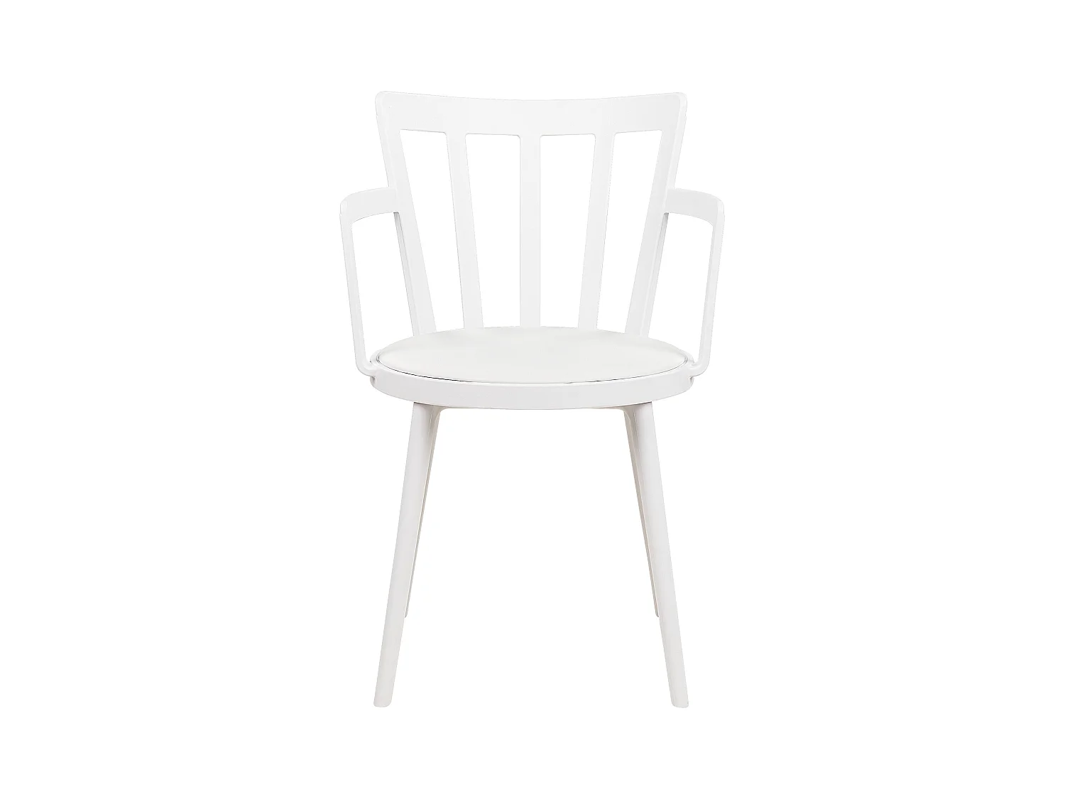 Lot de 4 chaises de salle à manger MORILL Blanc