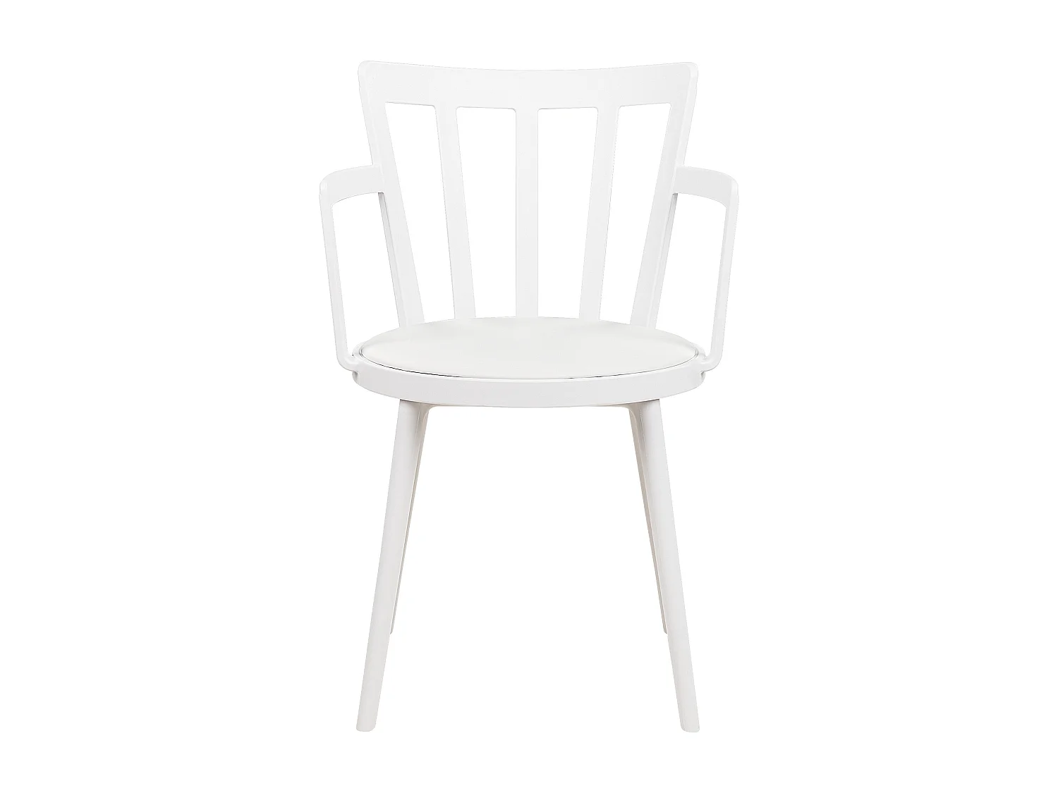 Lot de 4 chaises de salle à manger MORILL Blanc