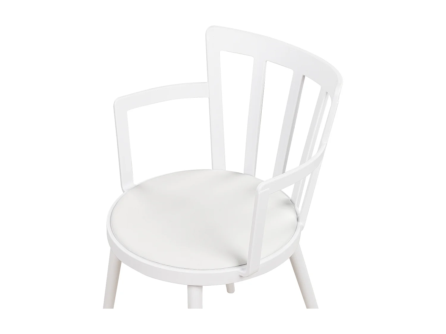 Lot de 4 chaises de salle à manger MORILL Blanc