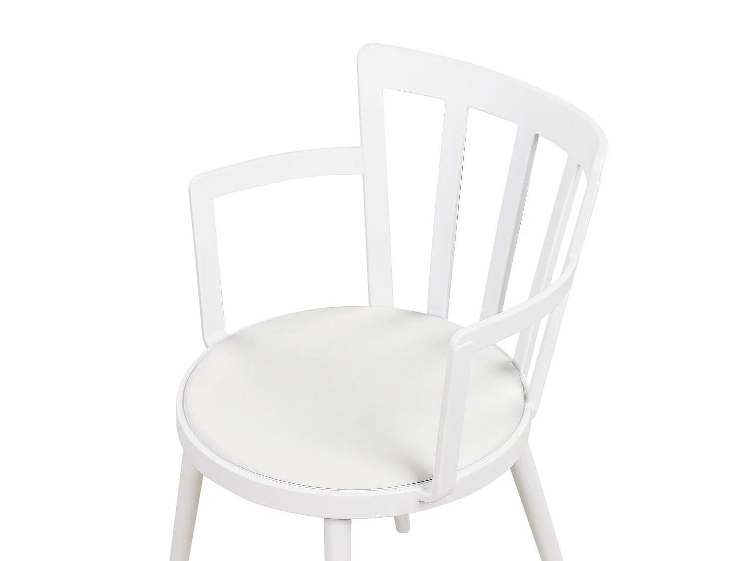 Lot de 4 chaises de salle à manger MORILL Blanc