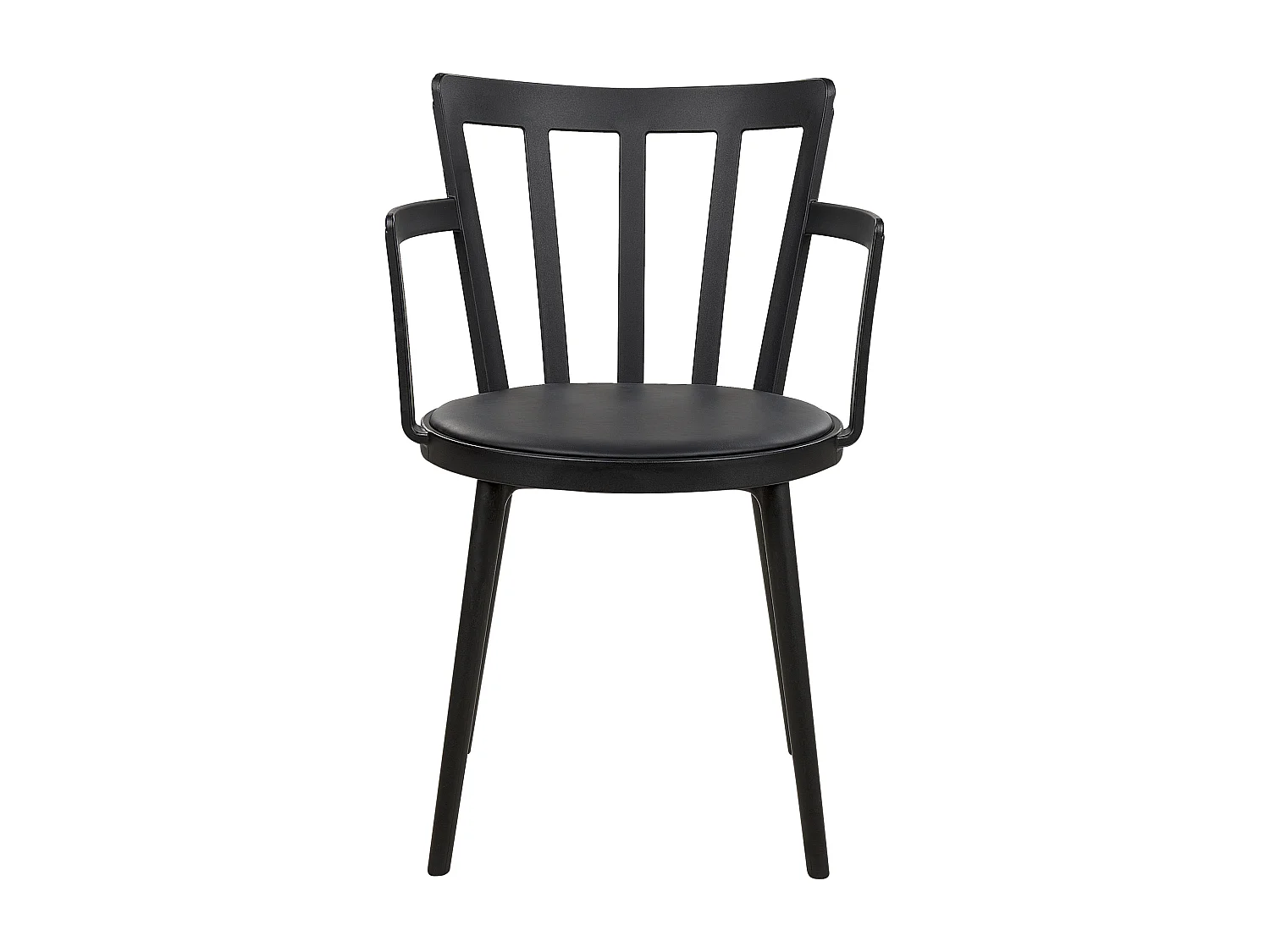 Conjunto de 4 cadeiras de jantar MORILL Preto