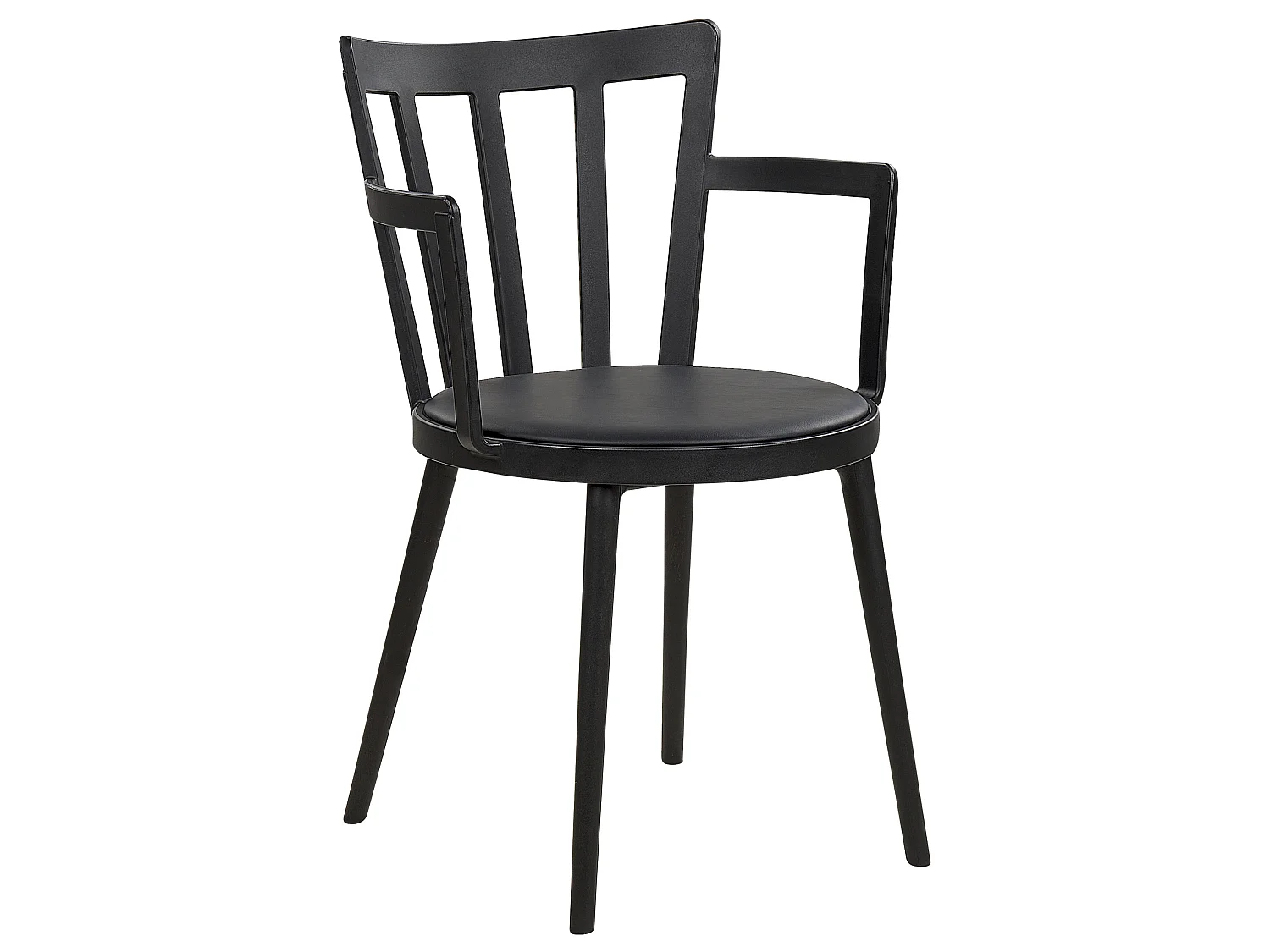 Lot de 4 chaises de salle à manger MORILL Noir
