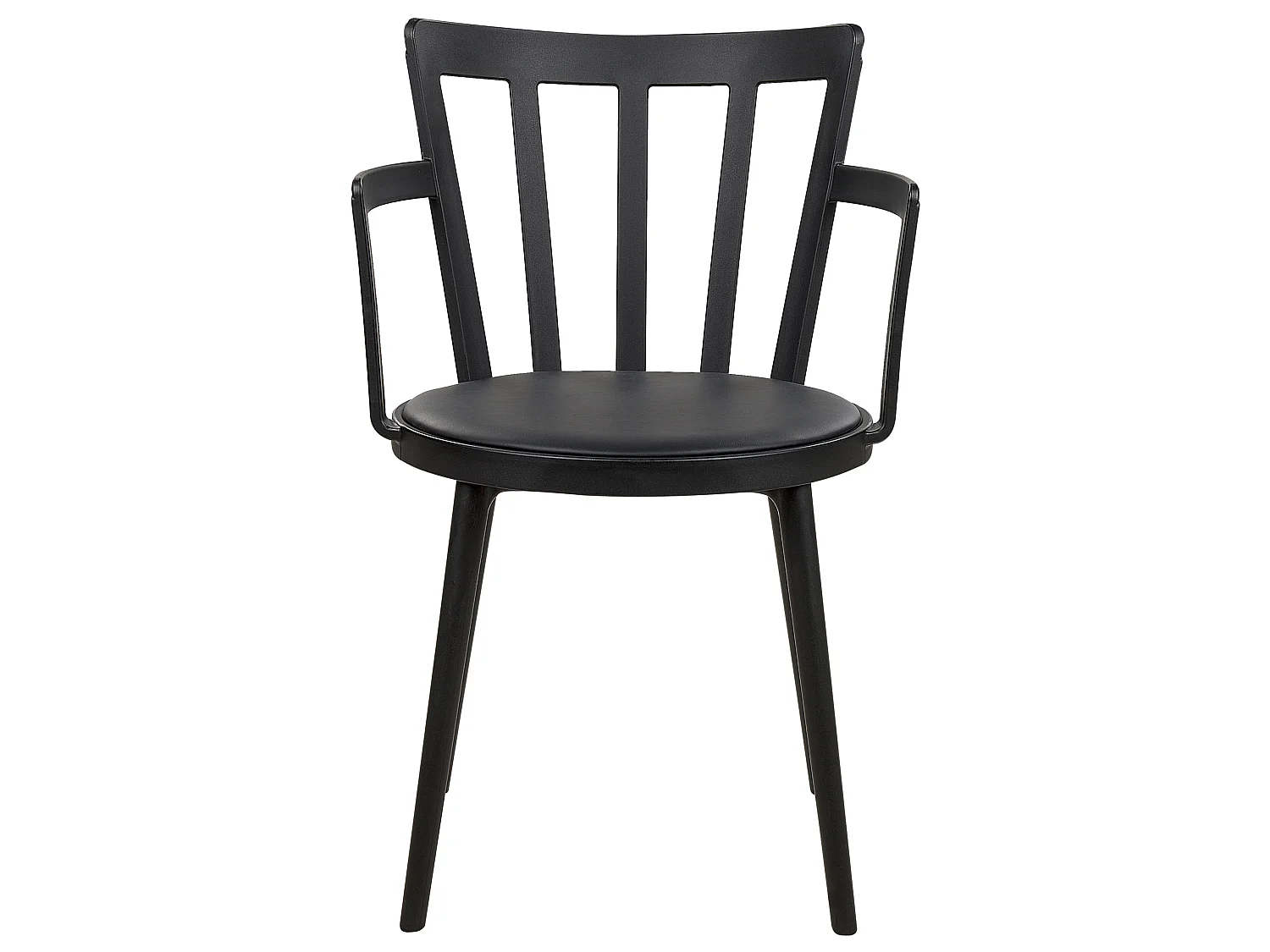 Lot de 4 chaises de salle à manger MORILL Noir