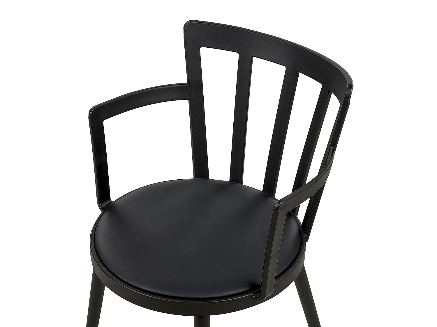 Lot de 4 chaises de salle à manger MORILL Noir
