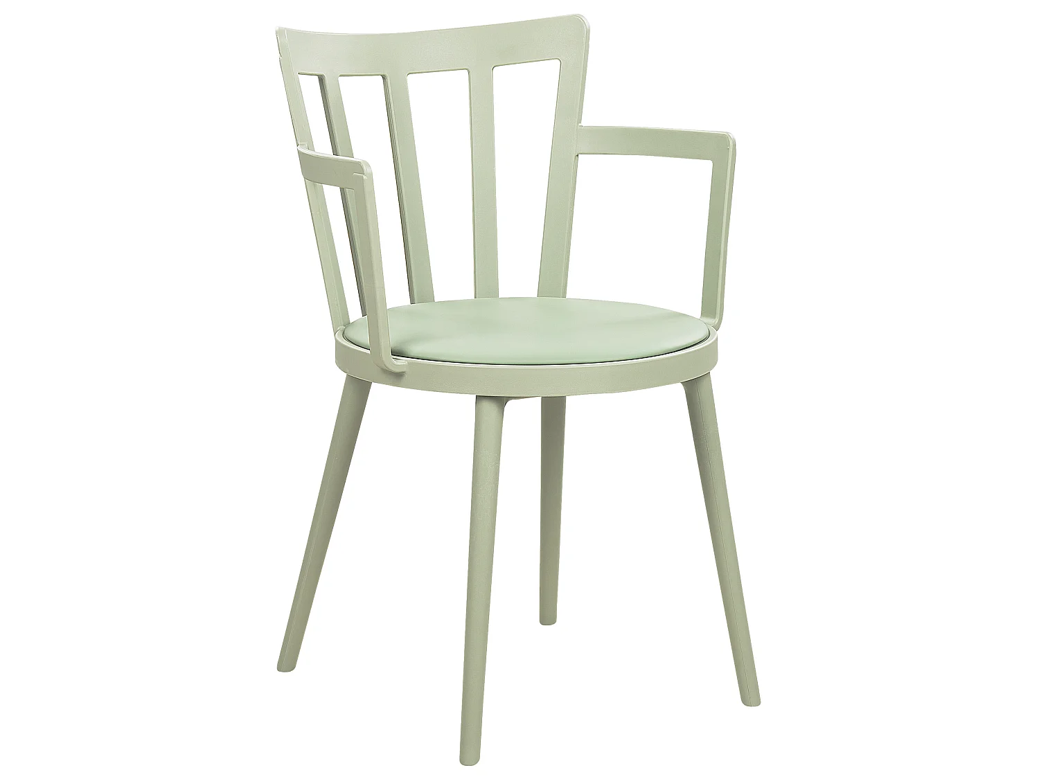 Lot de 4 chaises de salle à manger MORILL Vert clair