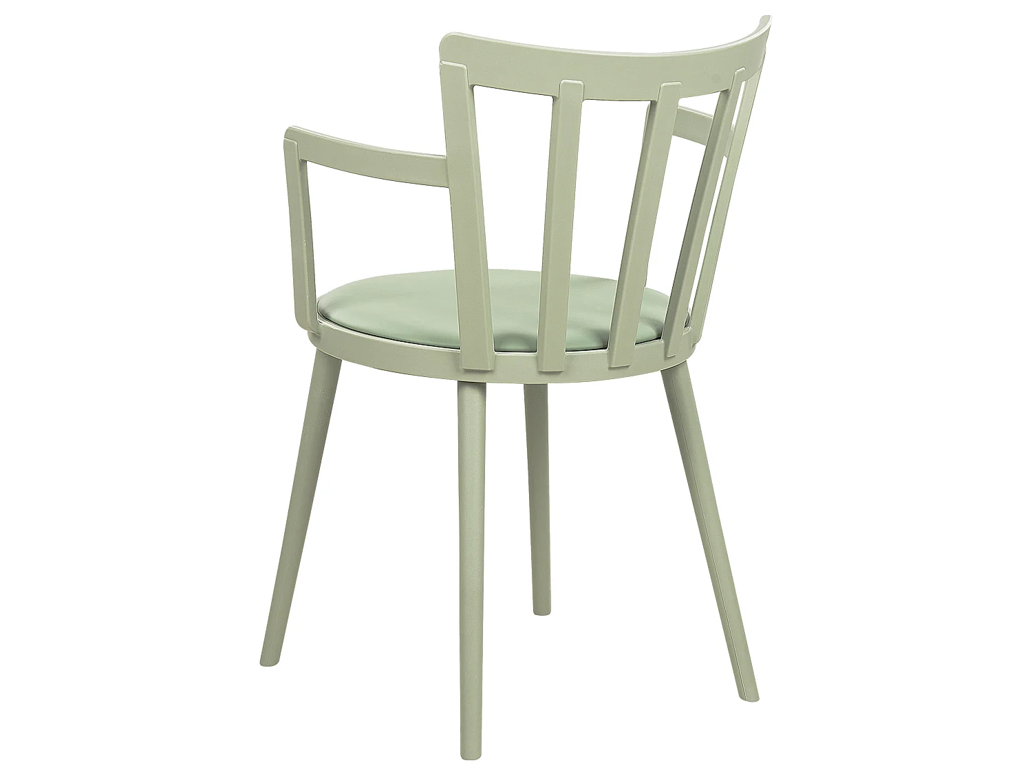 Lot de 4 chaises de salle à manger MORILL Vert clair
