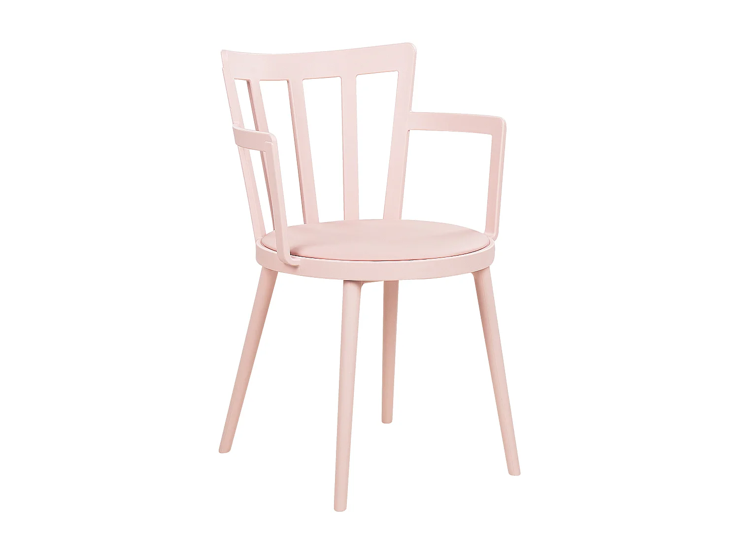 Lot de 4 chaises de salle à manger MORILL Rose pastel