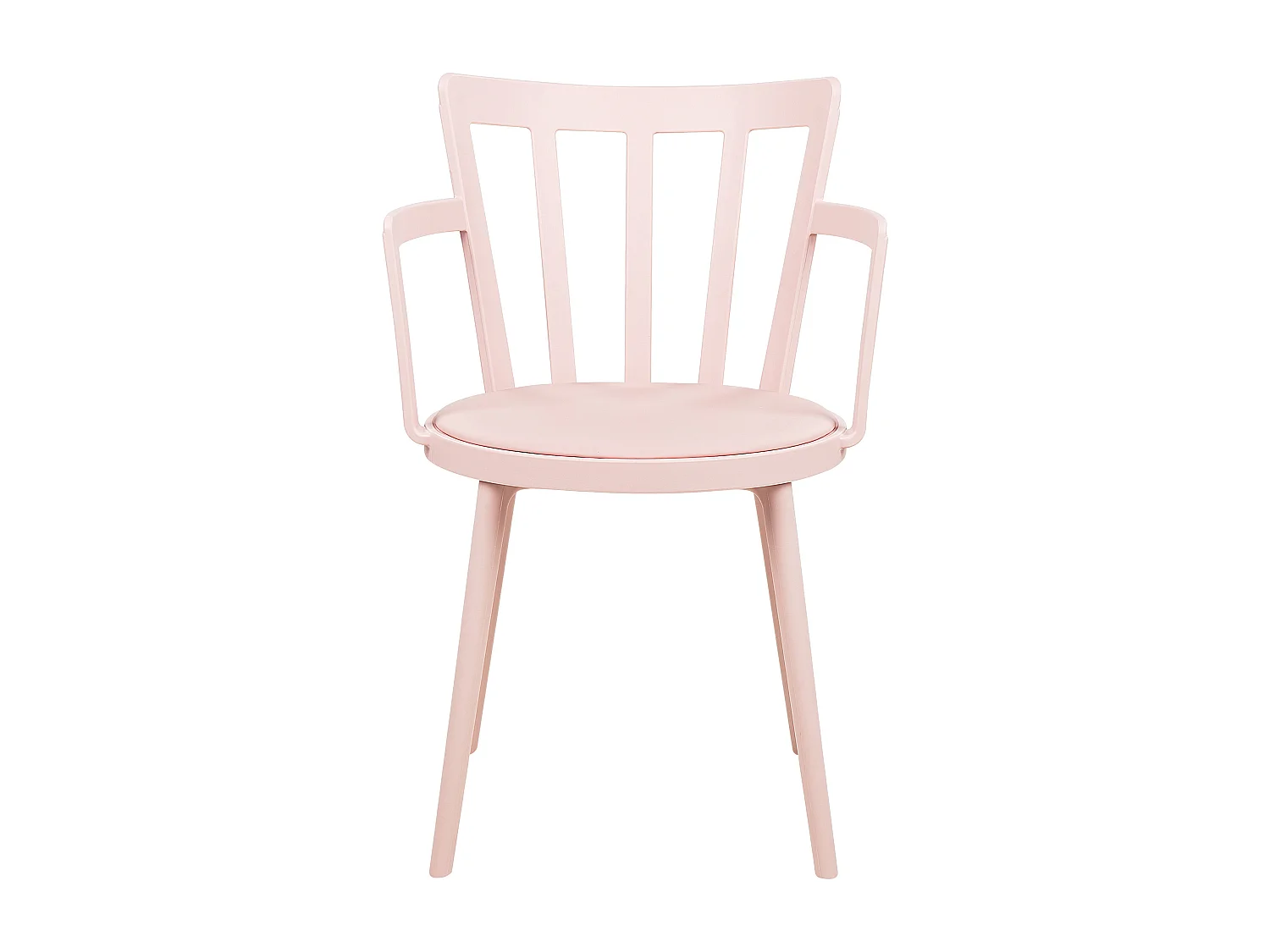 Lot de 4 chaises de salle à manger MORILL Rose pastel