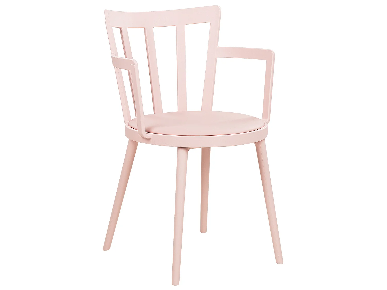 Lot de 4 chaises de salle à manger MORILL Rose pastel