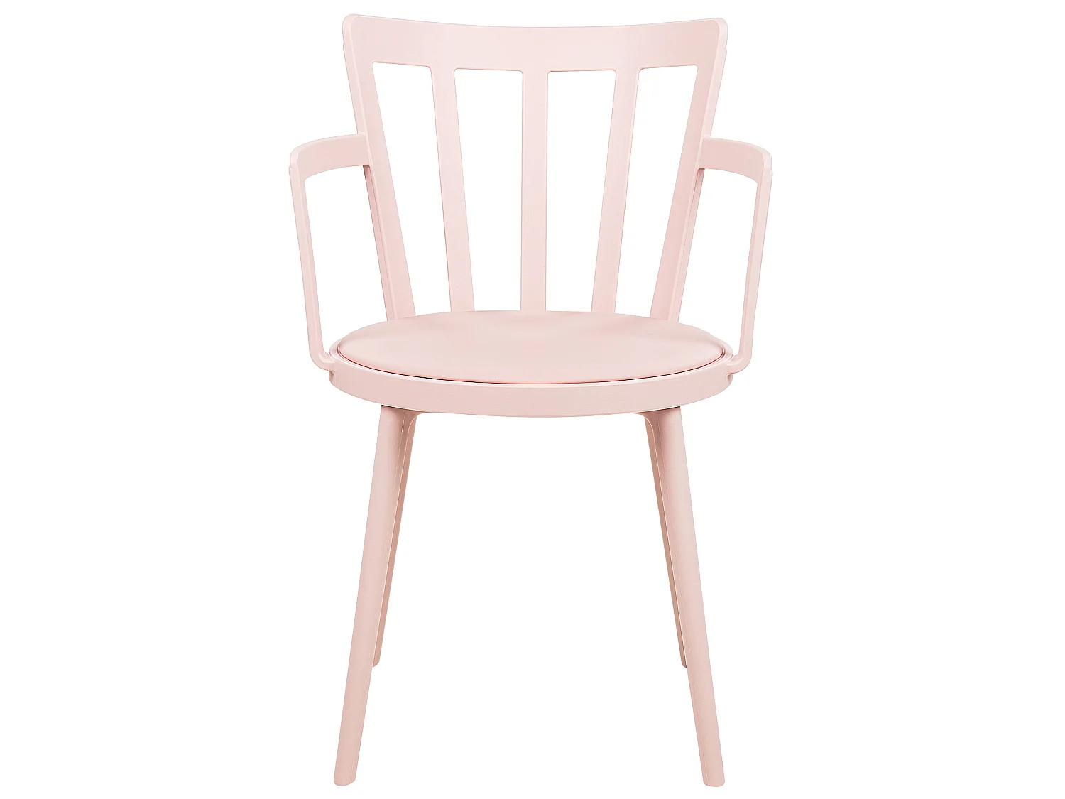 Lot de 4 chaises de salle à manger MORILL Rose pastel