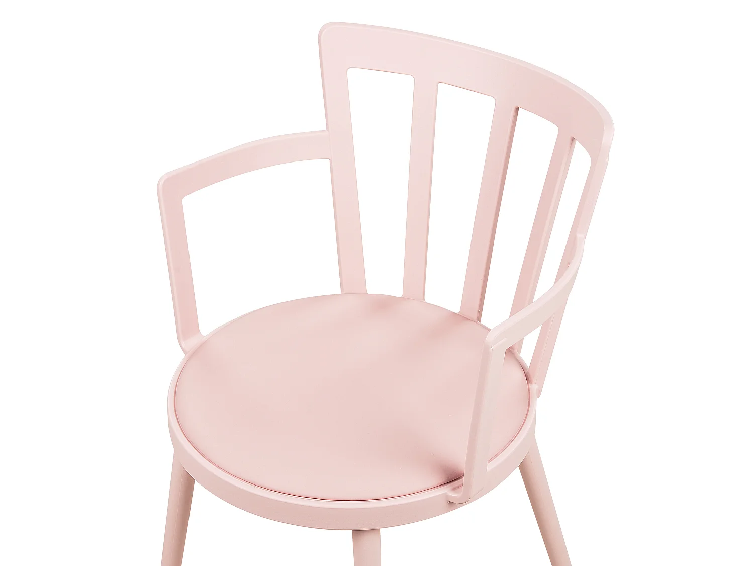 Lot de 4 chaises de salle à manger MORILL Rose pastel