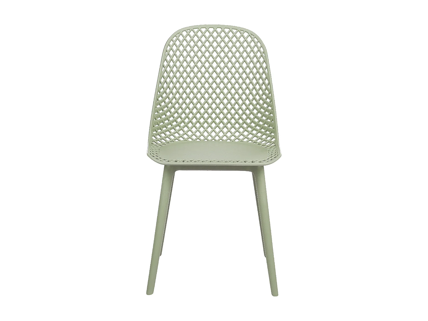 Conjunto de 4 sillas de comedor EMORY Verde claro