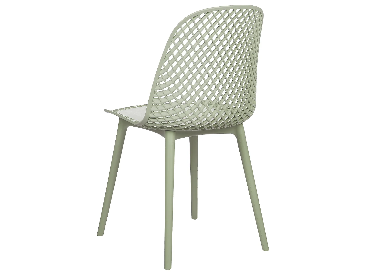 Conjunto de 4 sillas de comedor EMORY Verde claro