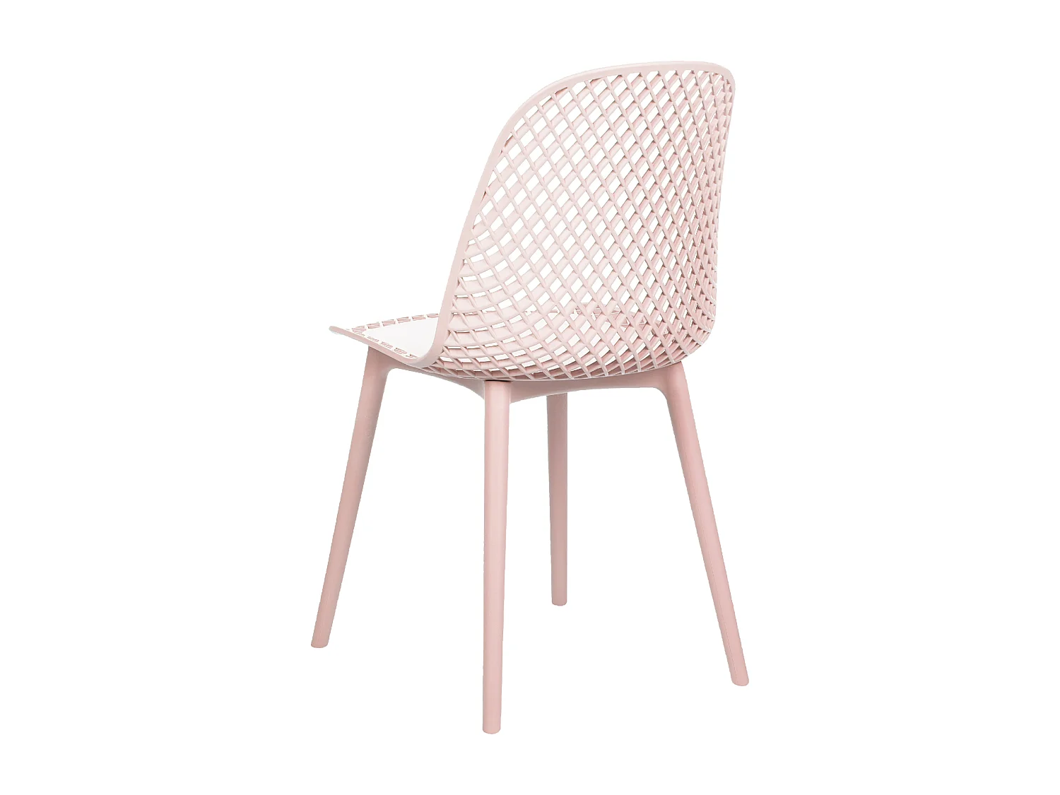 Lot de 4 chaises de salle à manger EMORY Rose pastel