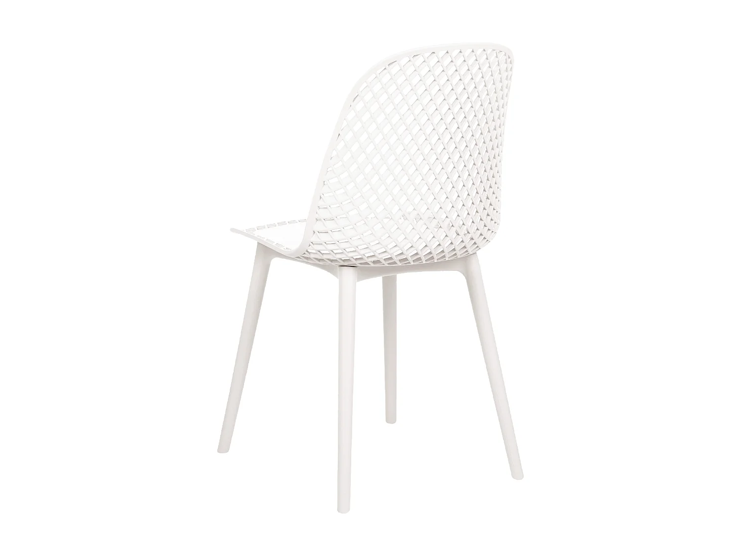 Set di 4 sedie da pranzo EMORY Bianco