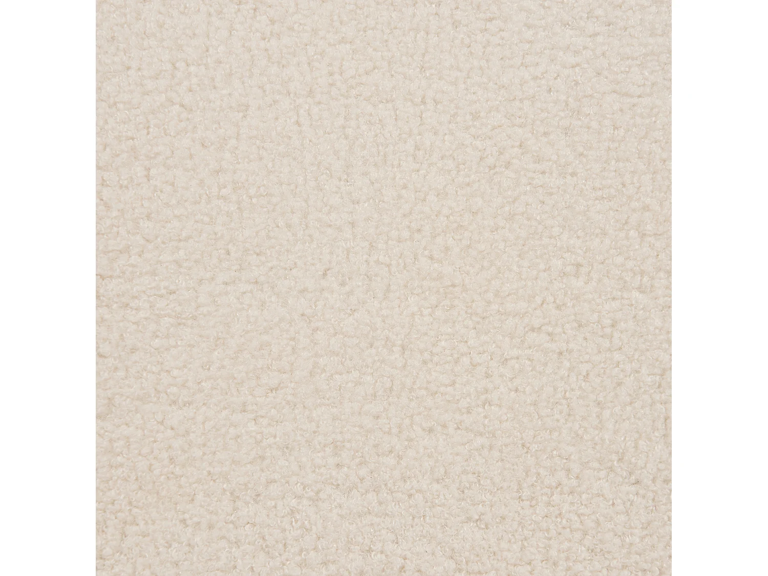 Conjunto de 2 sillas de comedor LUANA Bouclé Blanco