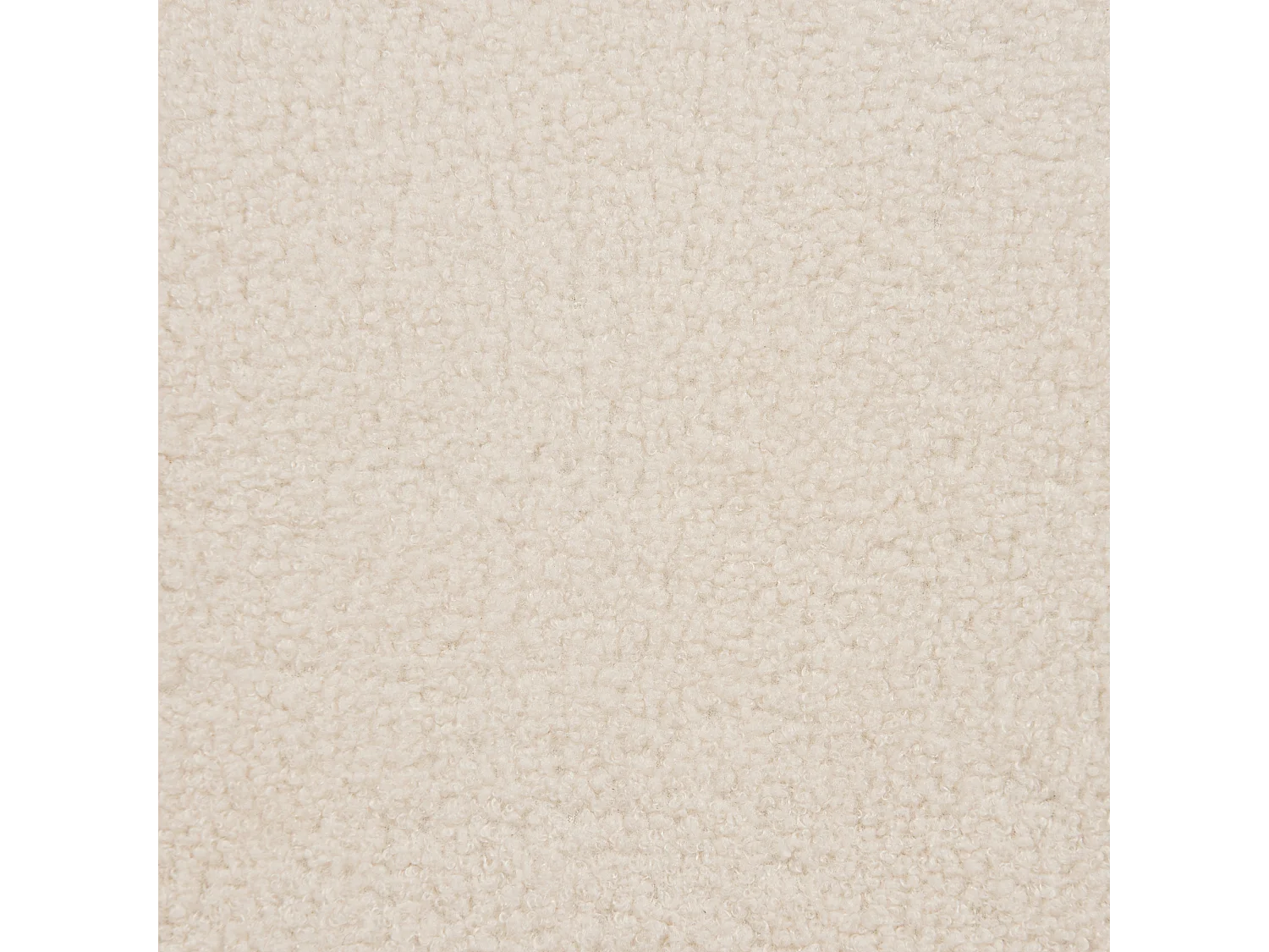 Lot de 2 chaises de salle à manger LUANA Bouclé Blanc