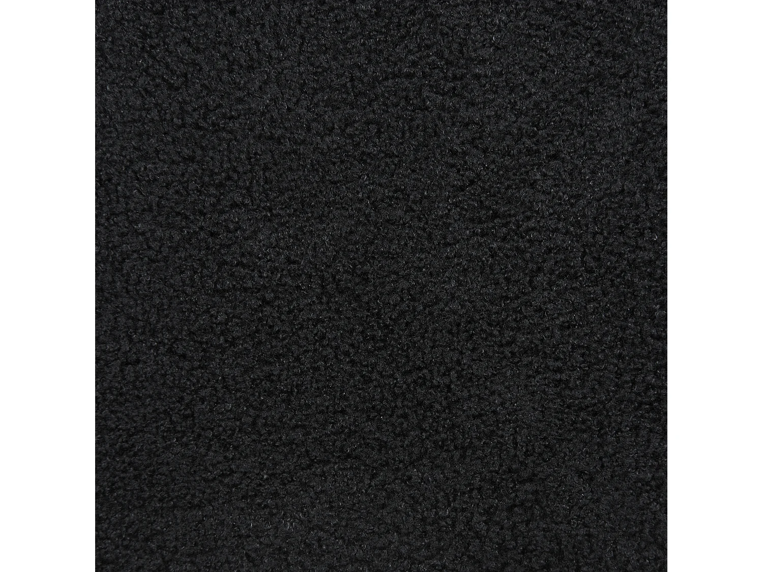 Set di 2 sedie da pranzo LUANA Bouclé Nero